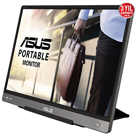 ASUS ZENSCREEN MB14AC 14 TASINABILIR USB MONITOR IPS 1920x1080 5MS USB TYPE-C 3YIL MAT EKRAN . USB TYPE-C to A ADAPTOR. DUSUK MAVI I